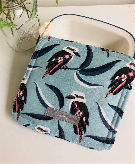 Pot Holder Kookaburra Trivet Heatproof Bench Protector Hot Pad Kitchen Decor Australian