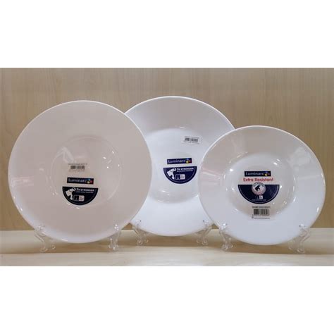 Luminarc White Essence Plate [CLEARANCE STOCK 📢] | Shopee Malaysia