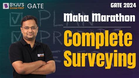 Complete Surveying Marathon Class GATE 2023 Preparation Civil