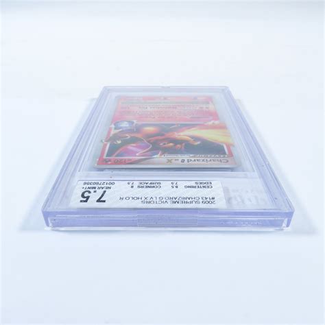 Pokemon 2009 Supreme Victors 143 Charizard G LV X Holo R 7 5 Near