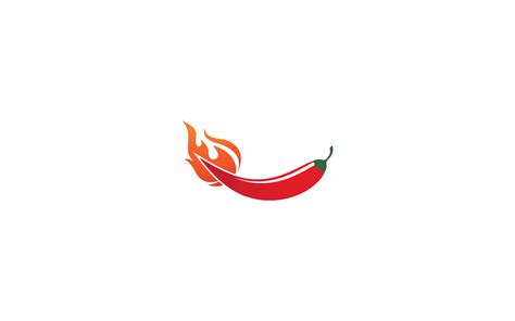 Hot Chili Design Illustration Logo Vector Template