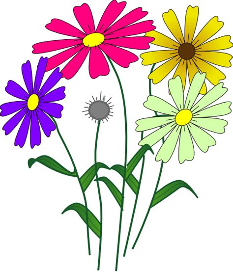 Flowers Clip Art At Vector Clip Art Online Royalty Free