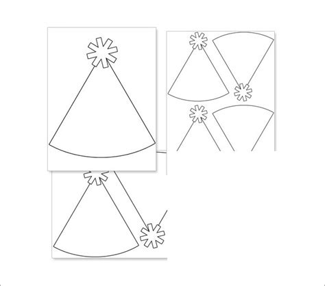 Create Unique Looking Party Hats With Different Party Hat Templates 10