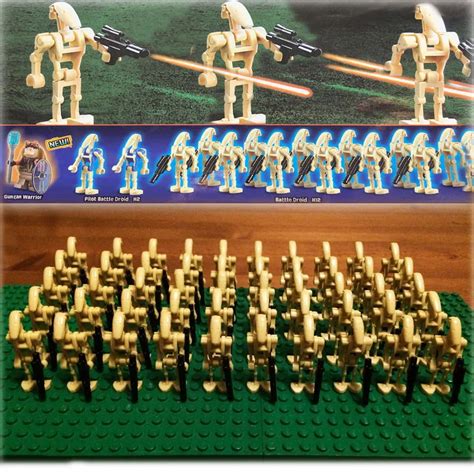 New 60pcslot Star Wars Battle Droid Army Sw001c Figure Model Set