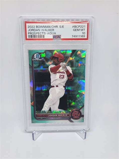 Jordan Walker Bowman Chrome Sapphire Edition Bcp Prospects