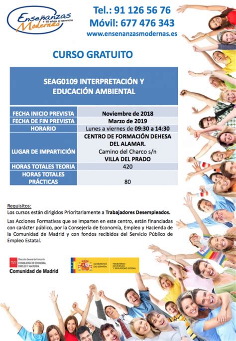 Curso De Interpretación Y Educación Ambiental Santa Maria De La Alameda