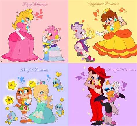 Princesses By Himemikal Super Mario Art Super Mario Princess