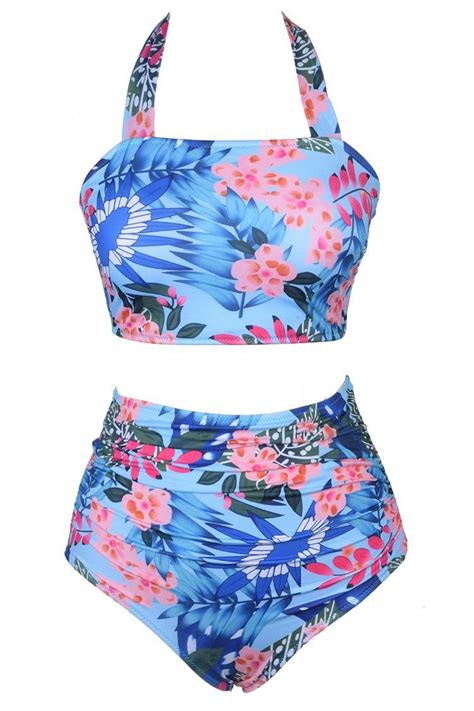 Cupshe Fairy Beside Sea Floral Bikini Set Floral Bikini Set Bikinis