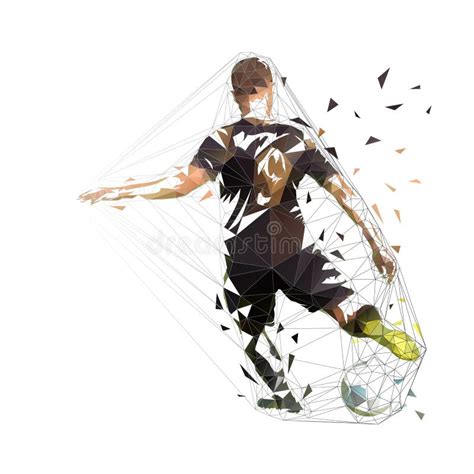 Football Vector Soccer Illustration Goalkeeper Sketch Drawing Stock