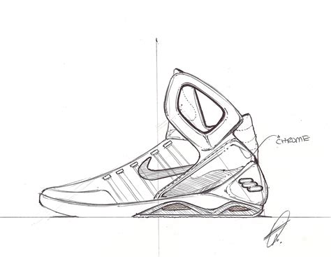 Nike Air Mag Sketch At PaintingValley Explore Collection Of Nike