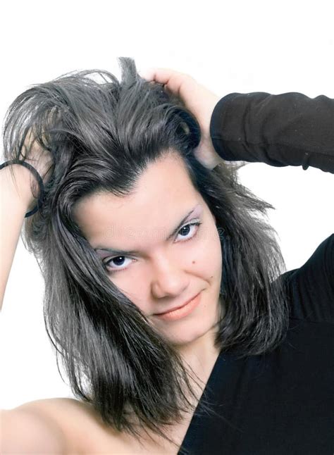 Beautiful Brunette Woman Stock Photo Image Of Seductive