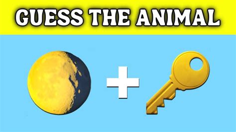 Can you guess the animal by emoji emoji quiz challenge – Artofit