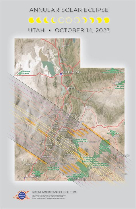 Annular solar eclipse 2023 Utah — Great American Eclipse