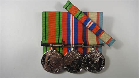 Set of 3 World War 2 WWII Defence medals, Australian Service Medal 1939 ...