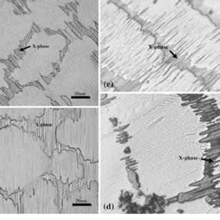 Optical Micrographs Of A As Cast Mg Y Zn Alloy And Mg Y