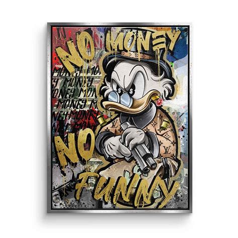 Scrooge Mcduck Canvas Picture Pop Art Comic Portrait Gangster LIMITED Edition Art Print Mural - Etsy