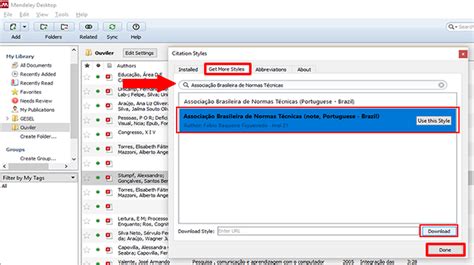 Como fazer citações e referências na ABNT no app Mendeley