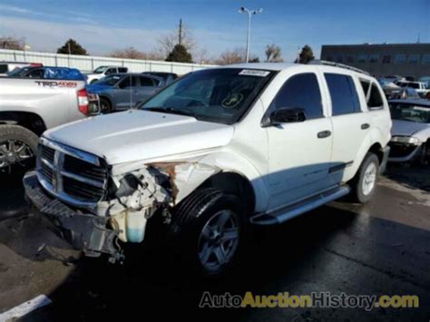 1D4HB48N65F619990 2005 DODGE DURANGO SLT View History And Price At