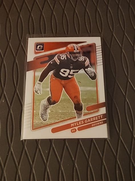 Myles Garrett Donruss Optic Football Card Ebay