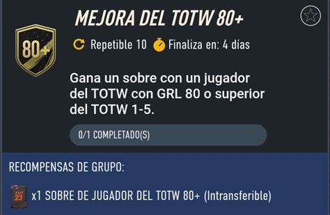 La Mejor Solución Del Sbc Mejora Del Totw 80