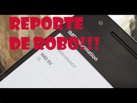 Como Saber Si Un Telefono Tiene Reporte De Robo Libros Y Textos La