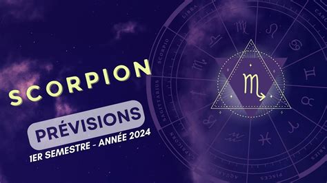 SCORPION prévisions 2024 Vos énergies du 1er semestre 2024 YouTube