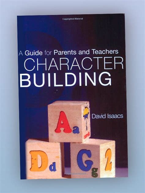 Character Building A Guide For Parents And Teachers Pife Pacific