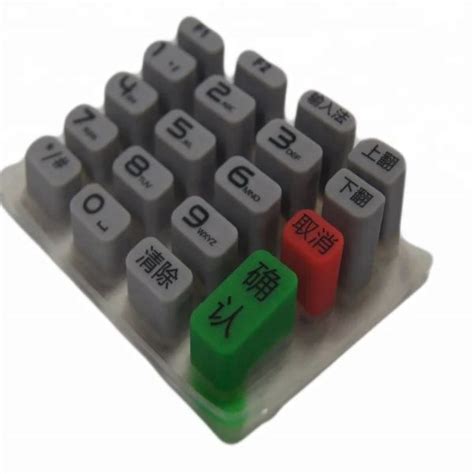 Printing Silicone Rubber Keypad Membrance Keyboard