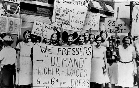 Women Pressers On Strike For Higher Wages Title Women Pre… Flickr