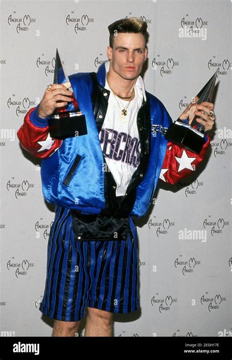 Vanilla Ice At The 18th Annual American Music Awards January 28 1991