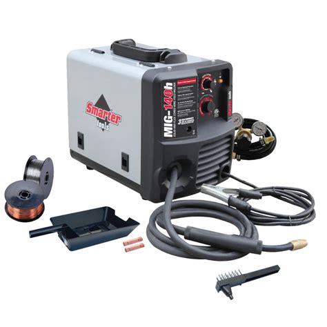 Shop Smarter Tools 120 Volt Mig Flux Cored Wire Feed Welder At