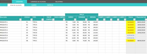 Planilha Controle De Aluguel Diversos Loca O Parcelamento Sem Juros