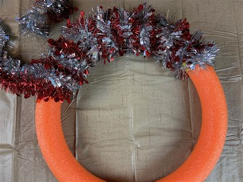 Make a Wreath Out of Pool Noodles!