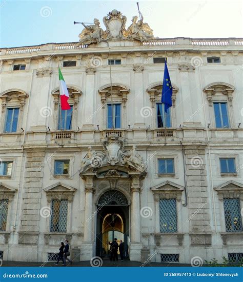 Palazzo Del Quirinale Residence Of The President Of The Italian