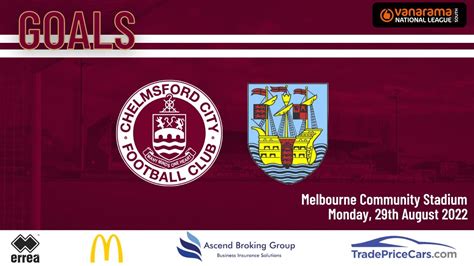 Goals Chelmsford City Weymouth National League South Youtube