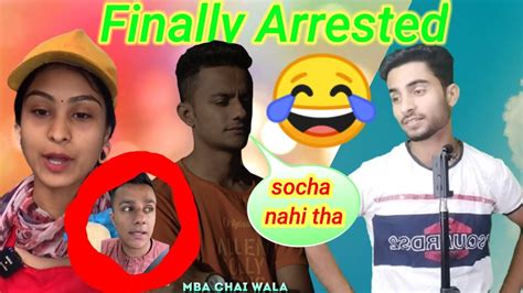 Exposed Mba Chaiwala Ll Got Arrested Ll B Tech Panipuri Wali Roast