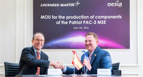 Lockheed Martin Y Grupo Oes A Firman Un Acuerdo De Cooperaci N