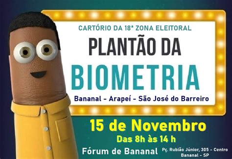 Cart Rio Eleitoral De Bananal Faz Plant O No Feriado Do Dia Para O