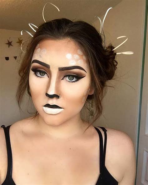 Diy Deer Makeup Tutorial Saubhaya Makeup