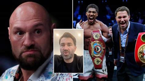 Eddie Hearn Admits Anthony Joshua Took The Bait With Tyson Fury S Goading