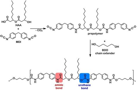 Novel Bio Pu Synthesis Polymerization Reaction Between The Hydroxy