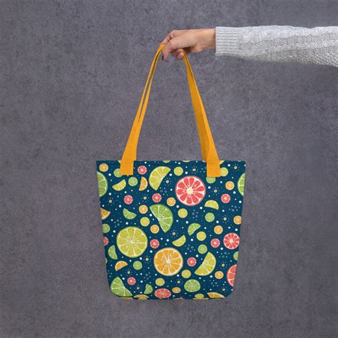 Citrus Fruit Tote Bag 3 Colors Etsy