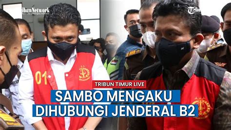 Sambo Mengaku Dihubungi Jenderal B Hingga Hendra Klaim Tak Tahu