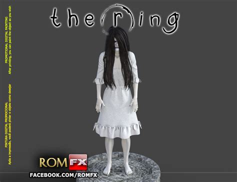 3d File Samara The Ring Horror Figure Printable 💍・3d Printing Design