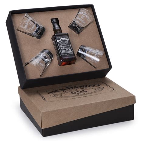 Kit Whisky Jack Daniel S 4 Copos Personalizados SQ14897K No Shoptime