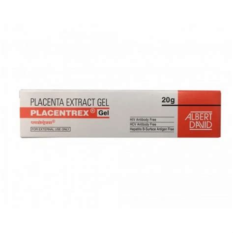 Placentrex Gel 20gm at best price in Nagpur by Medicea Impex Private ...