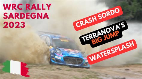 Terranova S Big Jump Watersplash Wrc Rally Italia Sardegna