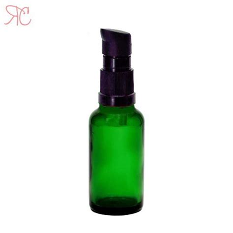 Sticla Verde Cu Pompa Uleiuri 30 Ml