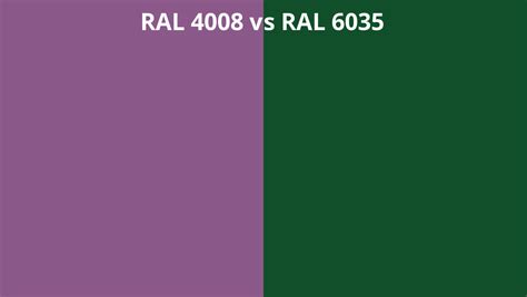 Ral 4008 Vs 6035 Ral Colour Chart Uk