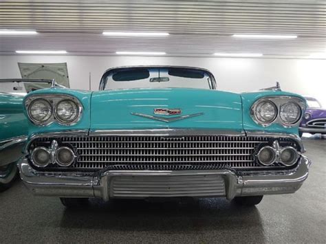 1958 Chevrolet Impala Conv Convertible 56011 Miles Turq 348 Automatic